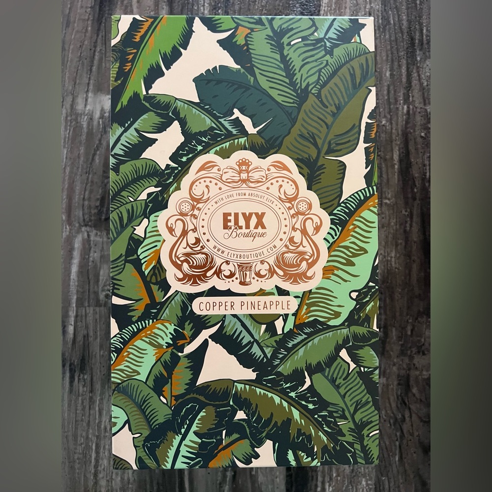 Absolut Elyx Copper Pineapple Drinking Vessel Cup in Gift Box - SOLD OUT ONLINE!